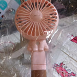 Portable Small Fan Handheld  Without Battery & USB Cable Hand Press Fan (1 Pc)