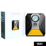 Compact car tire inflator pump