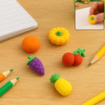 3D Mix Design Fancy & Stylish Colorful Erasers (1 Set)