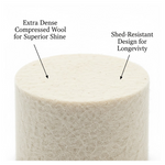 Rotary Tool Accessory Wool Felt Polishing Pad Felt (5 Pcs Set)