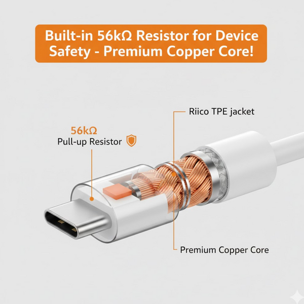 Type C data cable Fast Charging Cable (1 Mtr. / 1 Pc)