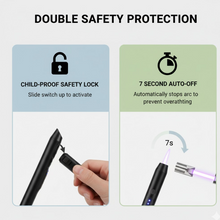 Long Flexible USB Rechargeable Electric Arc Lighter – Windproof, Flameless Plasma