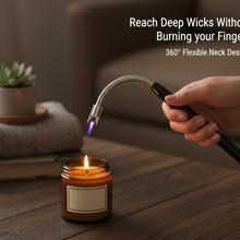 Long Flexible USB Rechargeable Electric Arc Lighter – Windproof, Flameless Plasma