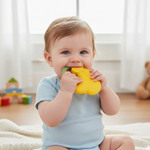 Baby Silicone Teether (1 Pc): Food Grade, Non-Toxic, Teething Relief (3 Months+)