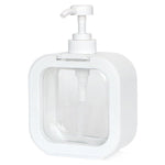 Snap sink Dispenser Plastic Clear Empty Pump Lotion Bottles (1 Set)
