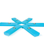 Durable foldable hot mat for kitchen, non-slip and heat-resistant.