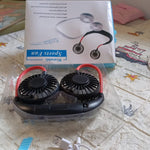 Personal fan with neckband design