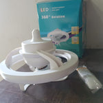 360° Rotation Ceiling Fan Light Smart Fan with Remote Control (1 Pc)