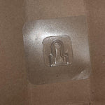 Transparent Adhesive Male Hook Used For Hanging Various Types Of Items (1Pc)