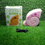 Cute USB Mini Fan: Bright, Quiet & Portable for Your Desk (Battery Not Included)
