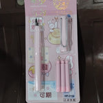 Fountain Blue Pen With 3 Refills (1 Set)