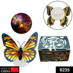3D butterfly lamp creating an illusion effect for rooms