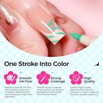 Nail Art Point Pen and Set Used by Women's for Their Fashion Purposes (Pack of 5Pcs)