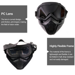 Motorcycle Goggles Off-Road Helmet Goggles Windproof Glasses Goggles Mask (1 Pc)