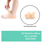 Anti Crack Silicon Gel Heel Moisturizing Socks for Foot Care Men Women (Loose Pack)