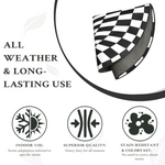 3D Space Round Carpet, Floor Mat Non-Woven Doormat (1 Pc / 78 Cm)