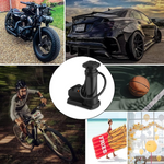 Mini Foot Pump Inflator for Bike and Car with Gauge