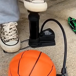 Mini Foot Pump Inflator for Bike and Car with Gauge