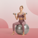 75CM Non-Slip Heavy Duty Stability Gym Ball with Foot Pump