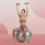 Heavy Duty Gym Ball Non-Slip Stability Ball with Foot Pump for Total Body Fitness