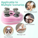 Smart Electric Scalp & Body Massager with 4 Detachable Heads