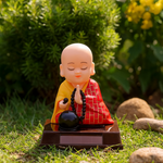 Solar Powered Sitting Buddha Statue (1 Pc / Medium)
