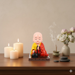 Solar Powered Sitting Buddha Statue (1 Pc / Medium)