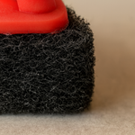 Bathroom Brush with abrasive scrubber for superior tile cleaning