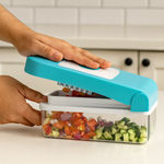 Ganesh 7 in 1 Plastic Vegetable Dicer, Blue