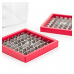 Ganesh Plastic Chopper Vegetable and Fruit Cutter, Red