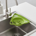Corner Sink Strainer For Draining Kitchen Waste In Sinks And Wash Basins.