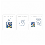 Canvas Laundry Bag, Toy Storage, Laundry Storage