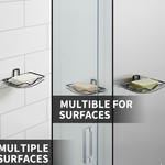 Wall Mount 2-Piece Soap Rack – Versatile Holder for Bathrooms & Homes