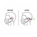 Mask Extension Belt – Strap for Reducing Ear Pain from Extended Mask Use (1 Pc)