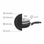 Induction Base Hard Anodized Tadka Fry Pan Nonstick