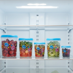 Plastic Transparent Container Air Tight Dabba Set (3000ml, 2000ml, 1000ml, 750ml, 500ml)