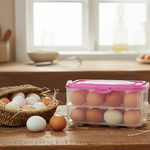Double Layer 24 Grid Egg Storage Box for Egg Storage Container
