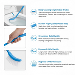 Single Sided Bristle Plastic Toilet Cleaning Brush