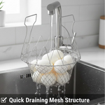 Foldable Strainer Chef Basket