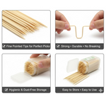 Wooden Toothpicks with Dispenser Box