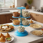 4 in 1 Multipurpose 360 Degree Rotating Pickle Rack Container for Kitchen