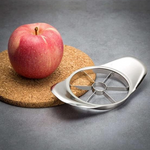 Stainless Steel Apple Cutter / Slicer with 8 Blades and Handle