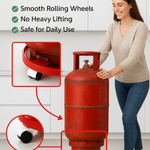 Gas Cylinder Trolley Stand with Movable Wheels
