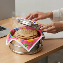 Square Hygienic Roti / Chapati Multi Print Design Cover