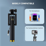 Selfie Sticks Box with Aux Wire for All Smart Phones