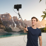 Selfie Sticks Box with Aux Wire for All Smart Phones