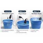 1000W-220V Water Heater Portable Electric Immersion Element Boiler