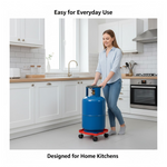 Square Plastic Gas Cylinder Trolley