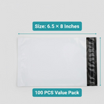 Tamper Proof Courier Bags(6.5X08 PLAIN 180 POD M1) - 100 pcs
