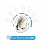 Adjustable Hand Shower Holder with Fixing Screws Adjustable Bracket for Bathroom